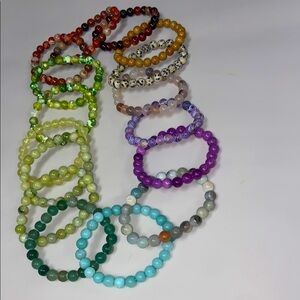 hand made Colorful crystal Beaded Bracelets take your pic